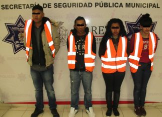 Caen cuatro con armas y droga