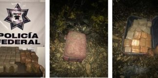 Encuentran maleta repleta de marihuana en Anapra