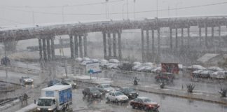 Emiten alerta naranja por sorpresiva nevada