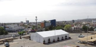 Instalan hospital móvil contra el coronavirus