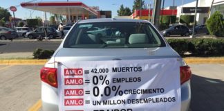 Realizan tercera caravana contra AMLO