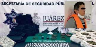 Cargaba con armas, munición, equipo táctico y drogas