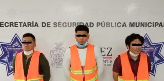 Tras persecución detienen a 3 “Mexicles” por disparar contra municipales
