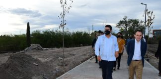 Visita secretario de Hacienda el Parque Central, Correo y supervisa BRT