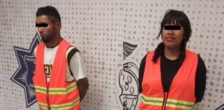 Detienen a migrante y su novia en posesión de un revólver