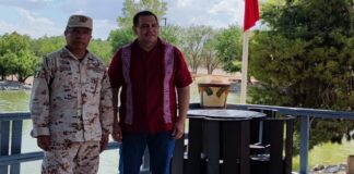 Revisa alcalde estrategia de seguridad con nuevo Comandante de la Guarnición de la Plaza