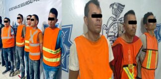 Arrestan 10 involucrados en atentados registrados el día de ayer