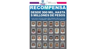 Ofrecen hasta 5 millones de pesos de recompensa por recapturar a reos evadidos