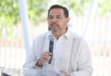 Inaugura Presidente Municipal el domo del Jardín de Niños Octavio Paz