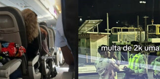 Vídeo: Hombre prende cigarro en pleno vuelo y todo acabó mal