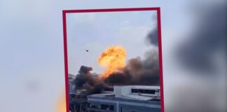 Vídeo: Explota y se incendia cafetería en India