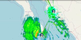 ¡Alerta máxima! Huracán Norma toca tierra en Todos Santos, BCS