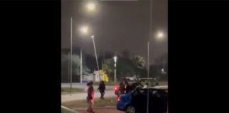 Graban momento en el que vehículos atropellan a invitados a una boda