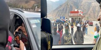 Video: Encapuchados interceptan a Sheinbaum en la Sierra de Chiapas