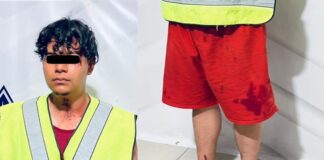 Masacró a su tía con bat de beisbol; esposa lo entrega