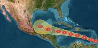 Huracán ‘Beryl’ impactará dos veces México; en estos puntos tocará tierra