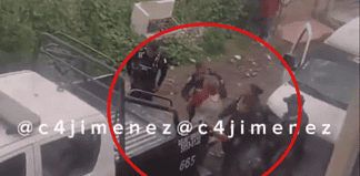Video: Policías avientan a señora ‘como puerco’ a patrulla en Edomex