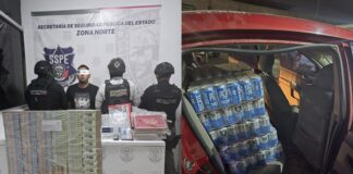 Ofrece 120 mil pesos a policías para que no le quitaran su cerveza de venta clandestina