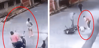 Video: Motociclista avienta a mamá con su bebé en Chalco, Edomex